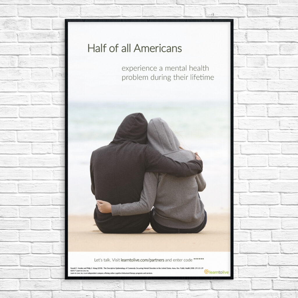 Poster mockup for mental health month, 1 of 2